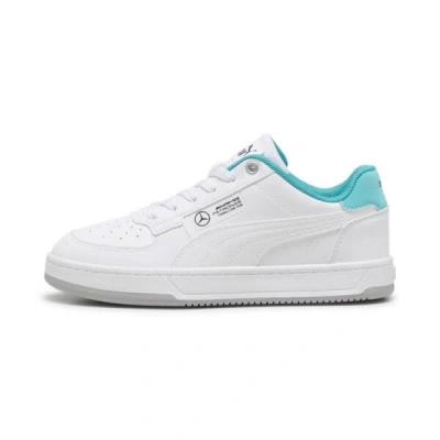 Puma Mercedes-amg Petronas F1® Caven 2.0 Big Kids' Sneakers In White-sheen Green