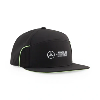 Puma Mercedes-amg Petronas F1® Flat Brim Cap In Black