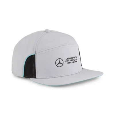 Puma Mercedes-amg Petronas F1® Flat Brim Cap In Mercedes Team Silver