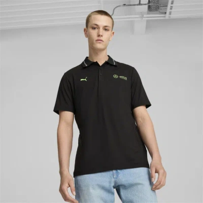 Puma Mercedes-amg Petronas F1® Men's Cloudspun Polo Shirt In Black