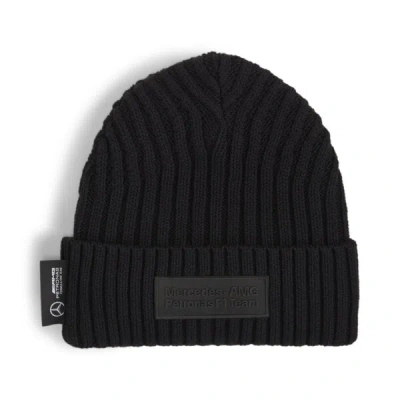 Puma Mercedes-amg Petronas F1® Statement Beanie Hat In Black