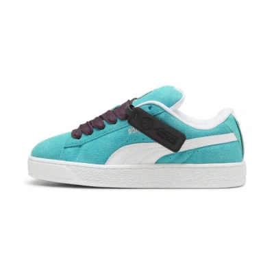 Puma Mercedes-amg Petronas F1® Suede Xl Sneakers In Sheen Green- White