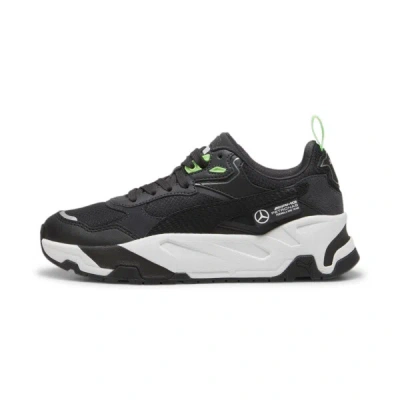 Puma Mercedes-amg Petronas F1® Trinity Big Kids' Sneakers In Black-fizzy Green