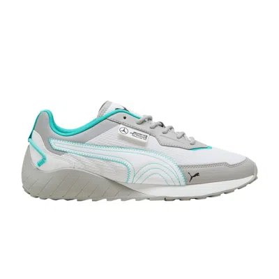 Pre-owned Puma Mercedes-amg Petronas F1 X Speedfusion Og 'white Silver Turquoise'