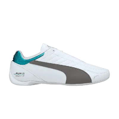 Pre-owned Puma Mercedes-amg Petronas Motorsport X Future Kart Cat 'white Smoked Pearl'