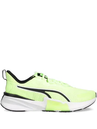 Puma Mesh-panel Sneakers In Green