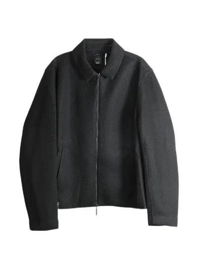Puma Mesh-texture Zip-up Jacket In Gray