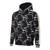Puma Metallic Logo Hoodie 'black White' In Multi