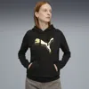 Puma Metallic Women's Hoodie In Black