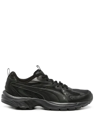 Puma Milenio Tech Tonal Sneakers In Black