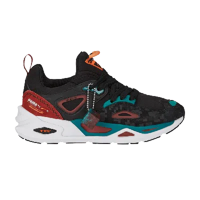Pre-owned Puma Minecraft X Trc Blaze Big Kid 'nether' In Black