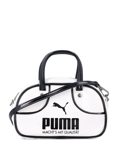 Puma Mini 1976 Micro Grip Tote Bag In Weiss
