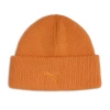 Puma Mini Cat Watchman Beanie Hat In Dark Orange
