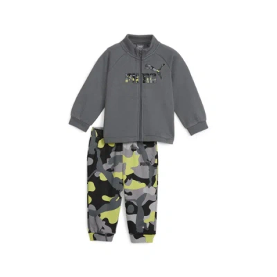 Puma Babies' Minicats Camo 2-piece Toddlers' Jogger Set In Gray