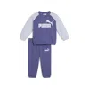 Puma Minicats Essentials Raglan Crew Set Toddler In Blue
