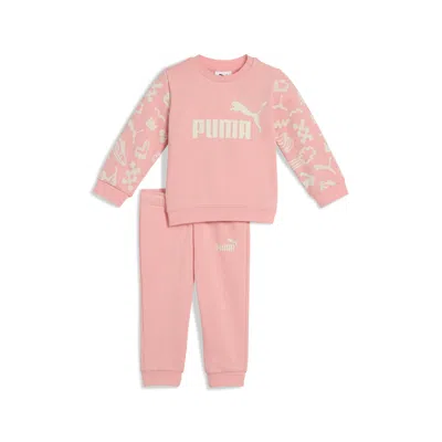 Puma Babies' Minicats Sandy Adventures Crew Set Toddler In Pink