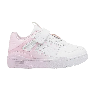 Pre-owned Puma Miraculous X Slipstream Little Kid 'ladybug' In White
