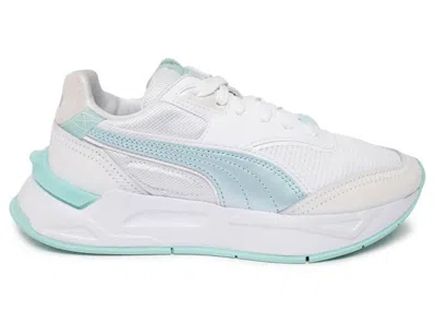 Pre-owned Puma Mirage Sport Glow White (women's) Sneakers In  White/eggshell Blue