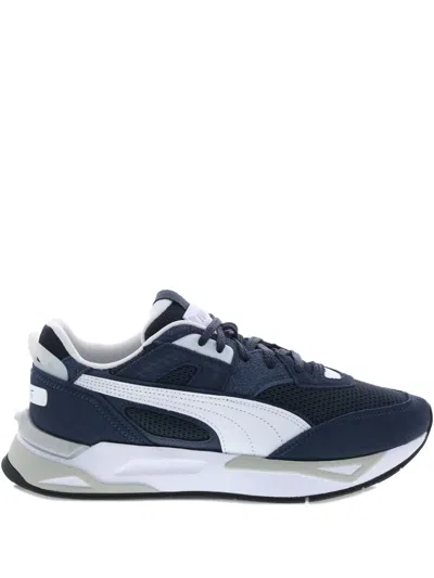 Puma Mirage Sport Heritage Mesh Suede Sneakers In Blue