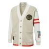 Puma Mix Badge Long Cardigan 'beige' In Neutral