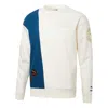 Puma Mix Badge Long Crew Sweater 'white'