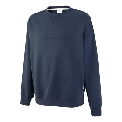 Puma Mmq Crew Neck Sweatshirt 'blue'