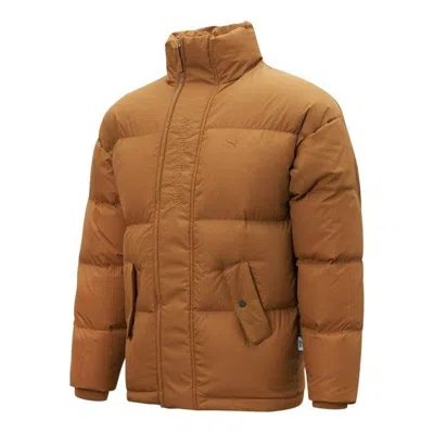 Puma Mmq Down Puffer Jacket 'brown'