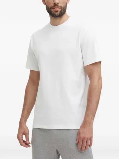 Puma Mmq Logo-embroidered T-shirt In White
