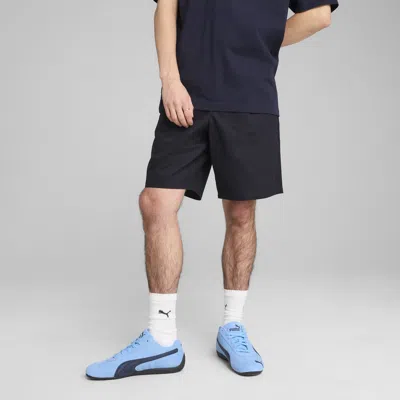 Puma Mmq Men's Chino Shorts In Blue