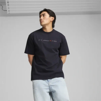 Puma Mmq Men's Graphic T-shirt In New Navy