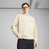 Puma Mmq Men's Half-zip Shirt In Yellow