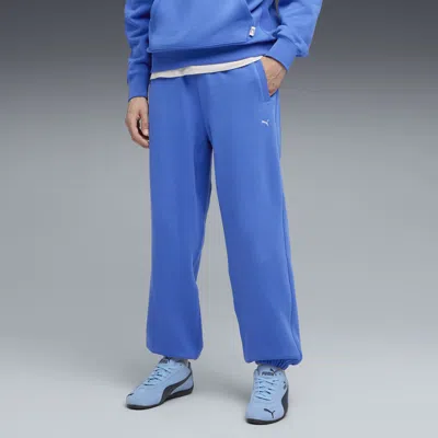 Puma Mmq Men's Relaxed Sweatpants In Blue