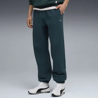 Puma Mmq Men's Relaxed Sweatpants In Green