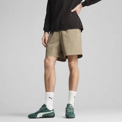 Puma Mmq Men's Shorts In Brown
