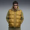 Puma Mmq Pertex Puffer Vest Men In Brown