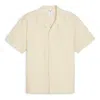 Puma Mmq Seersucker Shirt 'alpine Snow' In Neutral