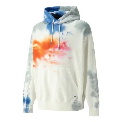 Puma Mmq Tie Dye Hoodie 'white'