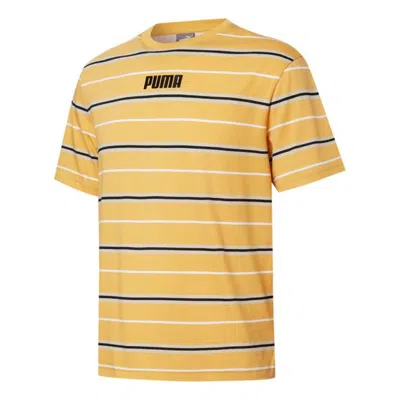 Puma Modern Basics Advanced Tee Sports Short Sleeve Yellow