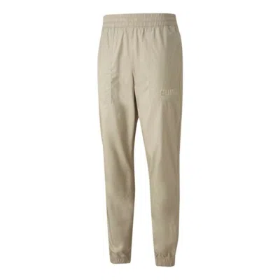 Puma Modern Basics Pants 'beige' In Neutral