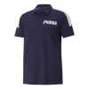 Puma Modern Sports Logo Polo T-shirt 'navy' In Brown