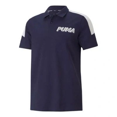 Puma Modern Sports Logo Polo T-shirt 'navy'