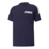 Puma Modern Sports Logo T-shirt 'navy' In Blue