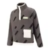 Puma Moduler Half-zip Sweater 'grey' In Gray