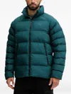 Puma Mono Zip Puffer Jacket In Green