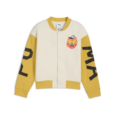 Puma Moody Cat Bomber Jacket Kids In Yellow