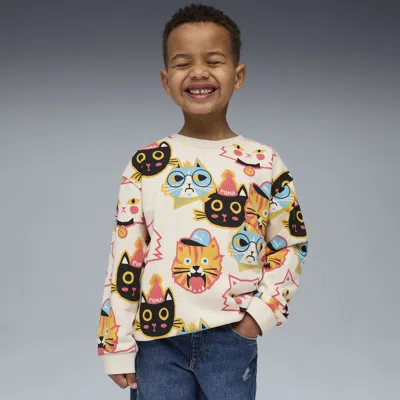 Puma Moody Cat Crew Kids In Orange