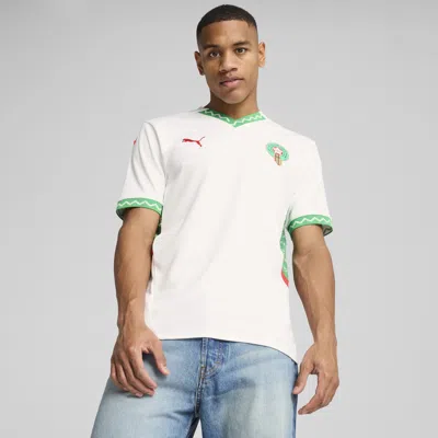 Puma Morocco 2025 Men's Away Replica Soccer Jersey In White