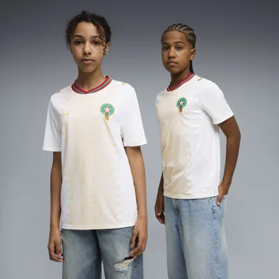 Puma Morocco Away Big Kids' Soccer Jersey In White