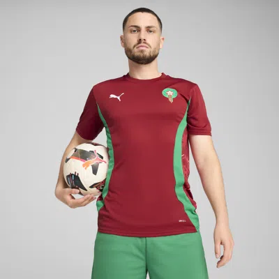 Puma Morocco Pre-match Men's Soccer Jersey In Red