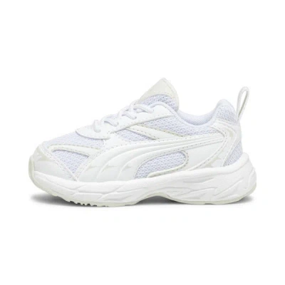 Puma Babies' Morphic Base Toddlers' Sneakers In White-sedate Gray